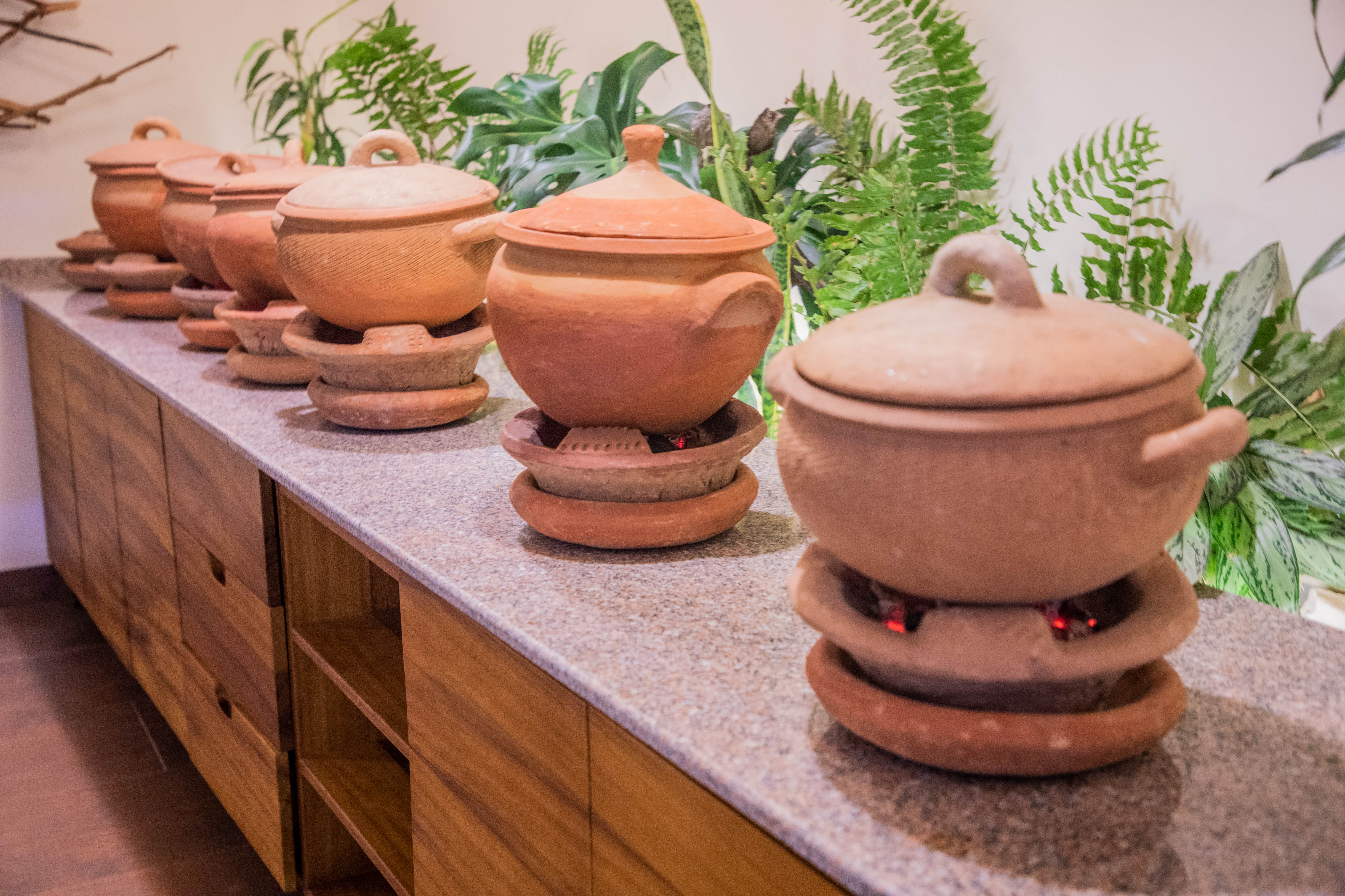 Traditional Rwandan clay pots